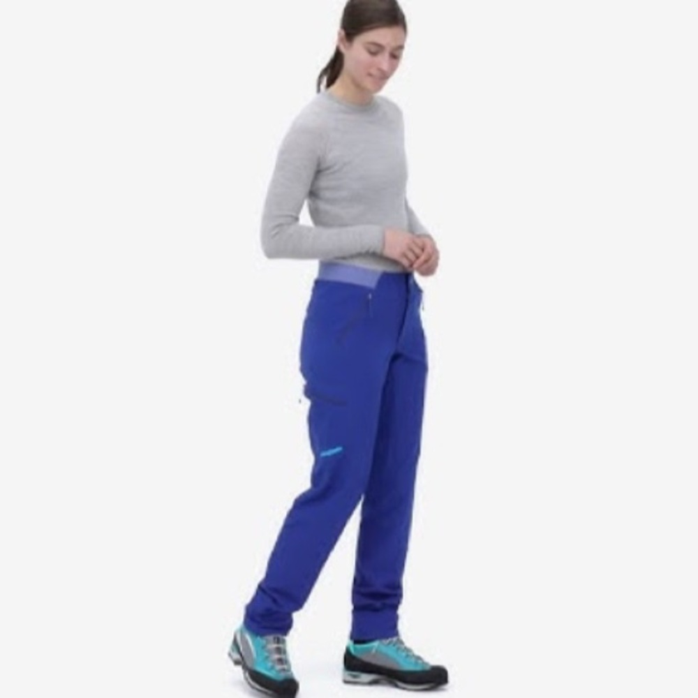 Women's Patagonia Simul Bandana Blue Outdoor Hiking Pants 8